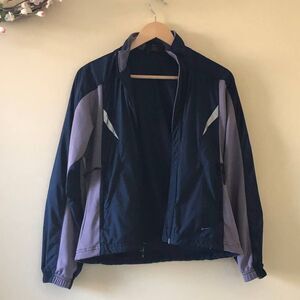 Nike Color Block Jacket Full-Zip Purple Blue size S